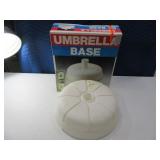 New 14" Poly Umbrella Base sand-fill Stand Basic