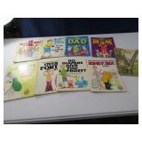 (9) 70s/80s Funny Cartoon Type Books Sex Etc