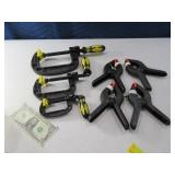 Lot New asst Poly Clamps tools