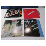 (4) FOGHAT LP Vinyl Record Albums