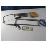 (4) asst Hand Saws Tools