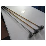 (3) CLEVELAND Flex RH Golf Hybrid Type Clubs