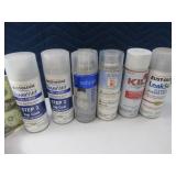 (6) SprayCans Lacquer~Kilz~Rubberizer