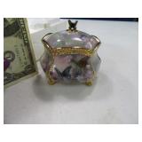 3": ARDLEIGH ELLIOTT Music Porcelain Box EXC