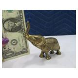Solid Brass 3" Elephant Figure
