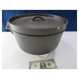 12" Unused Cast Iron Dutch Oven Cooker