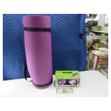 (2) Exercise Mat & New 2lb SoftWeight Balls Set