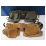 (2) Nice Leather Tool Waist Belts