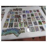 Lot(60) Asst Sports Cards Estate in sleeves grpDD