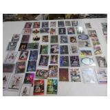 Lot(60) Asst Sports Cards Estate in sleeves grpEE
