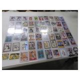 Lot(60) Asst Sports Cards Estate in sleeves grpGG