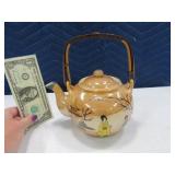 5" Vintage Oriental Scene handpainted Teapot