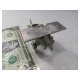 3" AIR PILOT Mini Pewter Plane Collectible
