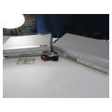 (2) Combo VHS~DVD Players