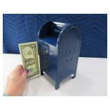10" Tin/Metal US MAIL Bank Mailbox