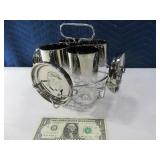 Funky 8pc Glass Bar Set w/ Silver & Guard Inlay