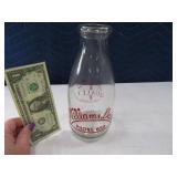 Vintage Milk Glass Bottle phone 659 WiLLIAMS DAIRY
