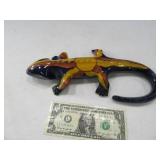 12" Mexico Pottery Lizard Gecko Figure