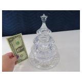 Unique Glass 3tier Tree Candy Dish Xmas Like