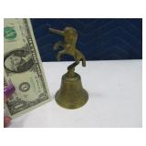 Brass 4" tabletop Unicorn Bell