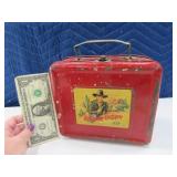 Antique Metal HOPALONG CASSIDY Lunch Box as is