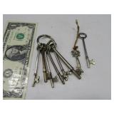 (8) Antique Skeleton Keys
