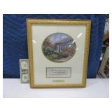 Thomas Kincade 13x15 Framed Art w/ Paperwork