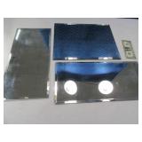 (3) Beveled Mirrors for Dresser~Buffet Tops