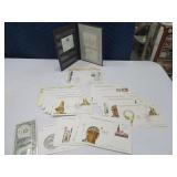 Lot Pope & Foreign Stamp Set Collectibles