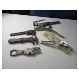 (5) Antique Vtg Hand Tools Wrenches~Unique