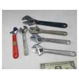 (6) Asst Crescent Adj Wrenches Hand Tools