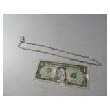 Sterling 1pc Loop/Link NICE Necklace 18g