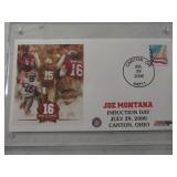 2000 Joe Montana 49ers Postal Cover Envelope