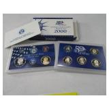 2000 2pc US PROOF Mint Coin Collector