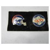 Broncos Collectors SuperBowl XXXV Pin Set 2pc