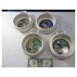 4pc WATKINS Stacking Soup Bowl Set