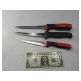 (3) Fish Filet type Knives Winchester~AmerAngler
