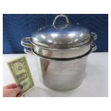12" triple layer Steamer Stainless Pot