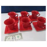 6pc StrawberryStreet Coffee Mug Setup