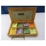 TAZO Fancy Tea in Wooden Storage Box