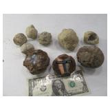 Lot ThunderEgg Minerals Rocks Stones