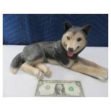 15" WOLF Dog 1996 Universal Statue Figurine