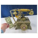 Brass Intricate AntiqueLook Telephone