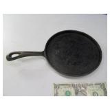 7.25" Cast Iron Flat Griddle Tortilla~Etc.