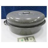 Gray USA GraniteWare Roaster 16"