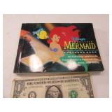 Disney 1991 1stEd LITTLE MERMAID Postcard Book