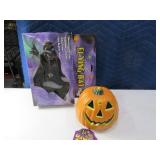 New Halloween Pumpkin & Bat Decor Interactive