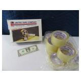 Tape Dispenser & (10) Rolls Tape shipping