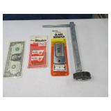 (2) HD Faucet Wrench & New Glass Scraper w/ blades