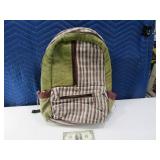 Himalayan Hemp Backpack PlaidStripe